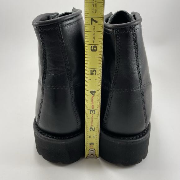 Red Wing Shoes Porter Moc 6" Lace Up Boots Womens Size 10 Black Leather 3497 - Picture 7 of 11